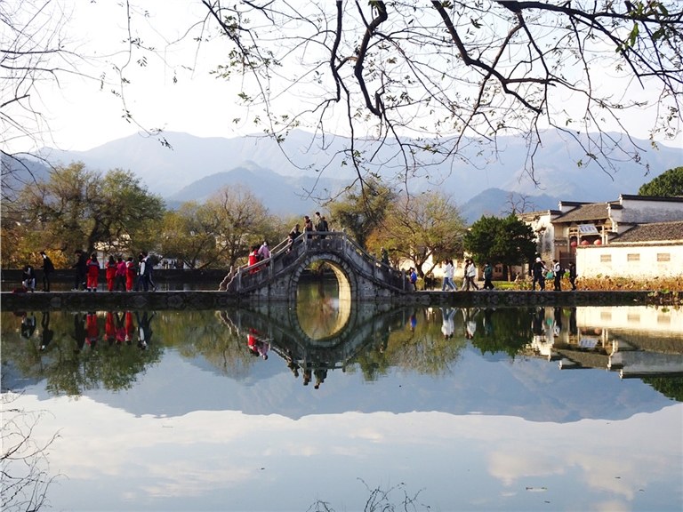 冬日宏村景如画