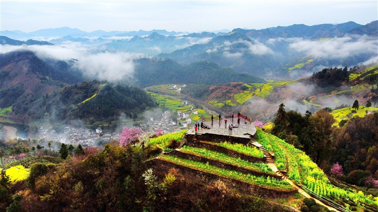 石潭云海美如画卷